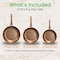Nutrichef 3Pcs Fry Pan Set For Nccw14S NCW14FP3S - alternate 3